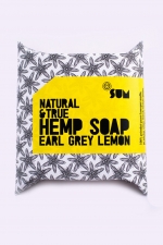 SUM Hemp Soap Earl Grey Lemon, Natural&True 80 g / SUM Pravé konopné mydlo Earl Grey Lemon, Natural&True, 80 g