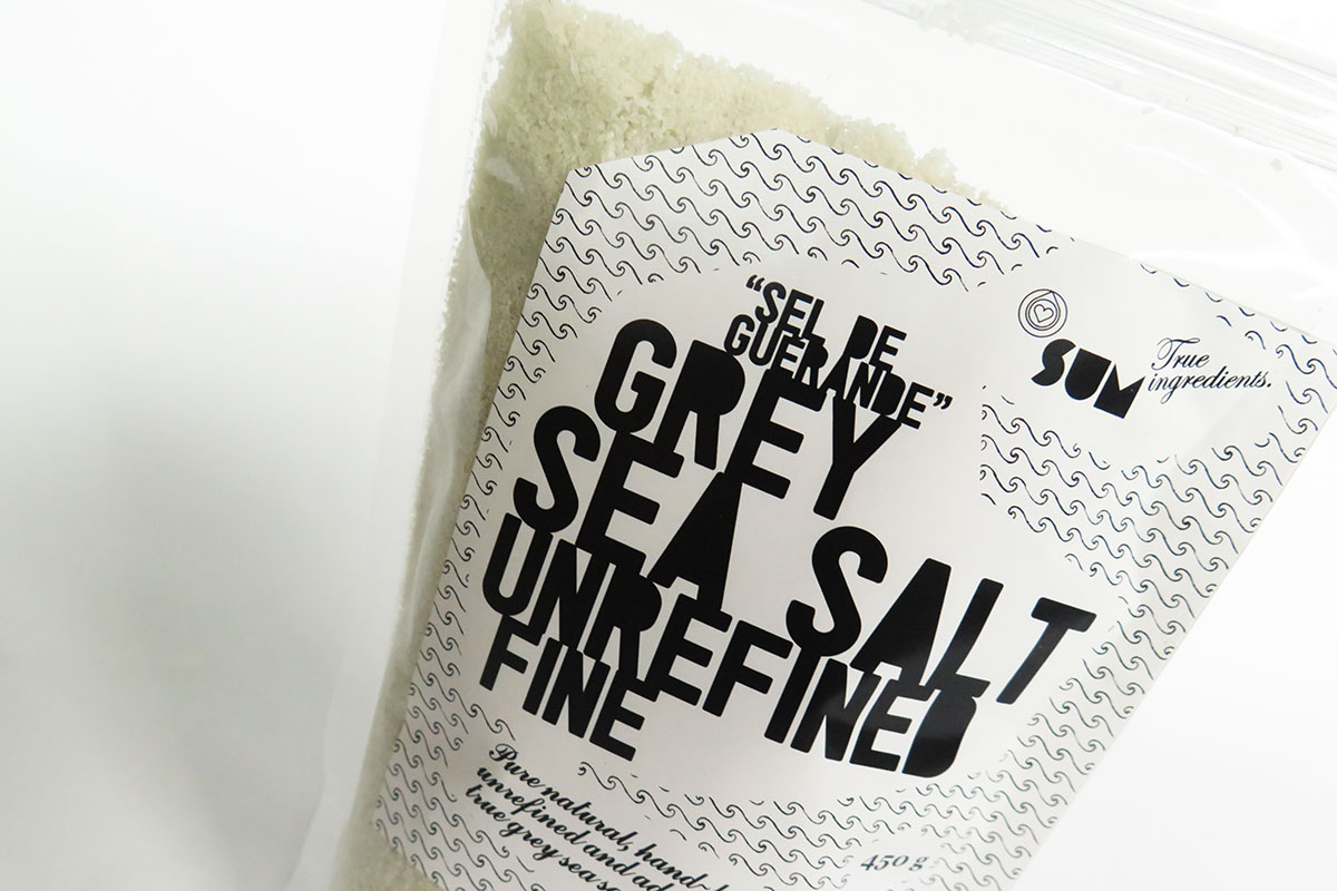 SUM unrefined true grey sea salt 450 g / SUM pravá nerafinovaná šedá morská soľ 450 g